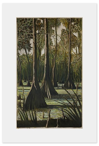 Through Cypress Trees  by Billy Childish