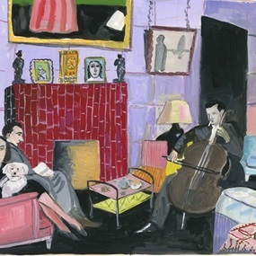 Marie-Laure de Noailles In Her Paris Salon by Maira Kalman