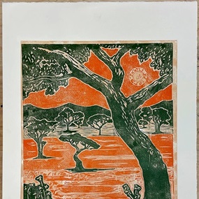 Sun Over Trees by Billy Childish