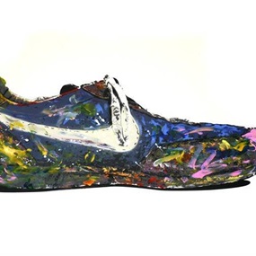 Shoe (Off White) by Mr Brainwash