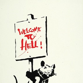 Welcome To Hell (Unsigned) by Banksy