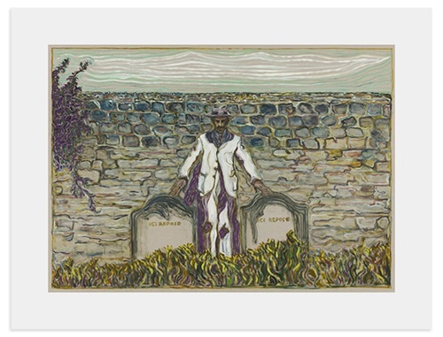 Touching Two Grave Stones  by Billy Childish