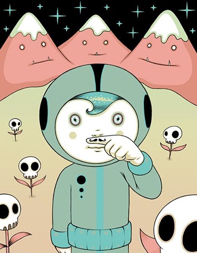Lucius And His First Mustache Finger  by Tara McPherson