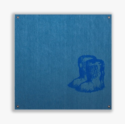 Chanel Yeti Boots (Blue) by Sylvie Fleury