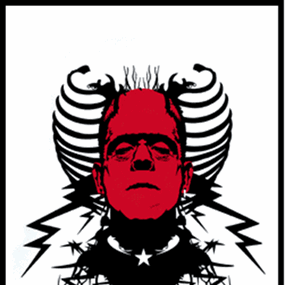 Frankenstein (Red) by Paul Insect