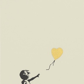 Girl With Balloon (Gold Artist Proof) by Banksy