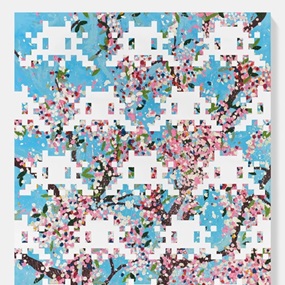 Invaded Blossom (Timed Edition) by Damien Hirst | Space Invader