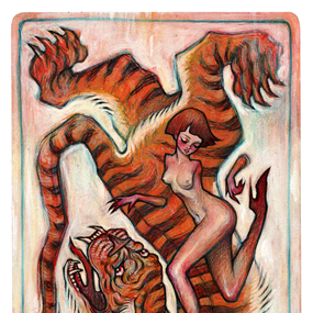 Tiger And Girl (First Edition) by Audrey Kawasaki
