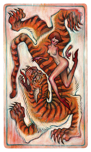 Tiger And Girl (First Edition) by Audrey Kawasaki