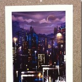 Abstract Cityscape Giclee 1 by Saber
