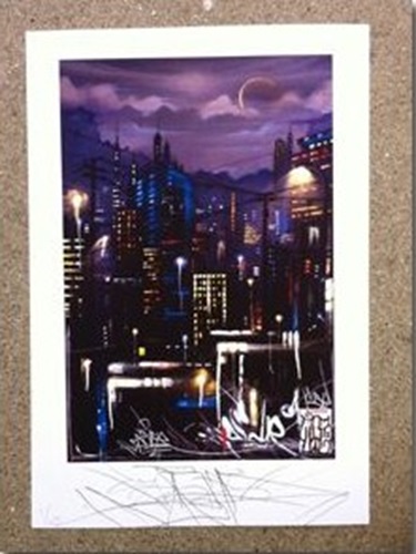 Abstract Cityscape Giclee 1  by Saber