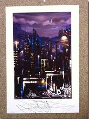 Abstract Cityscape Giclee 1  by Saber