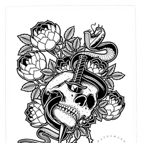 Skull And Dagger by Mike Giant