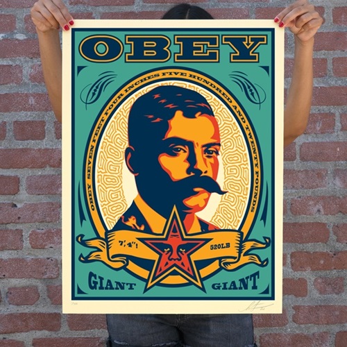 Zapata (2020 Teal) by Shepard Fairey