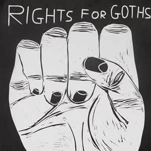 Rights For Goths by David Shrigley Editioned artwork | Art Collectorz