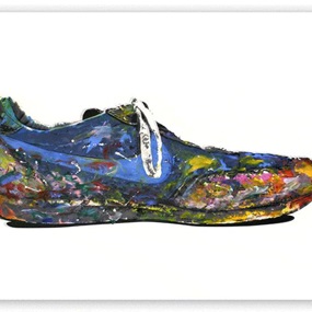 Shoe (Blue) by Mr Brainwash