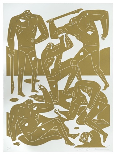 Mercenaries (Gold) by Cleon Peterson