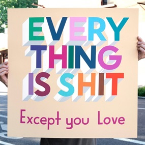 Everything Is Shit (2018 - 24" Edition) by Steve Powers