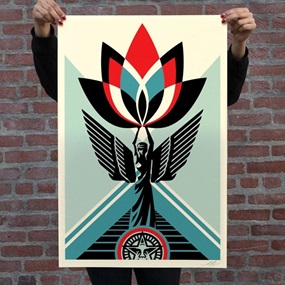 Lotus Angel (Offset) by Shepard Fairey