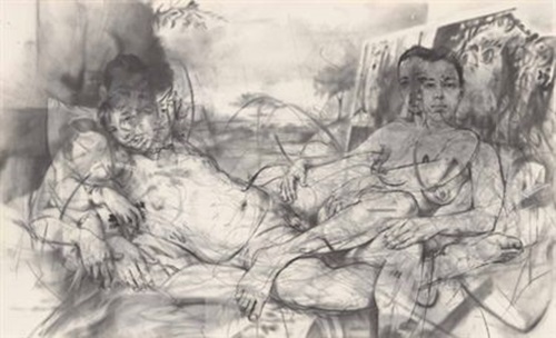 Mirror, 2011-12  by Jenny Saville