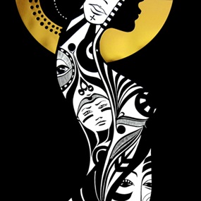 Woman (Gold) by Lucy McLauchlan