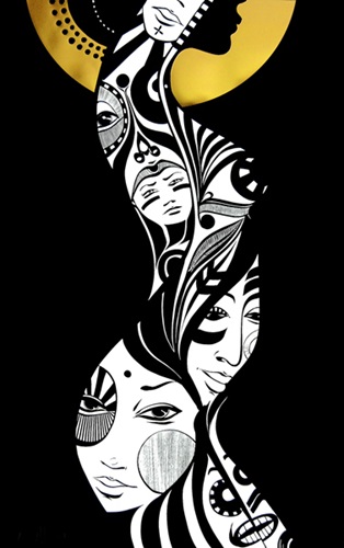 Woman (Gold) by Lucy McLauchlan