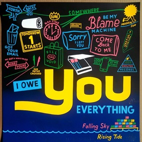 I Owe You Everything (Hand-Embellished) by Steve Powers