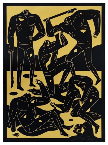 Mercenaries (Black) by Cleon Peterson