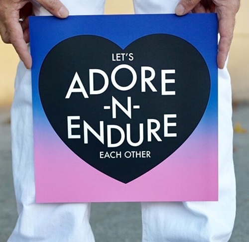 Adore And Endure (Purple Fade) by Steve Powers