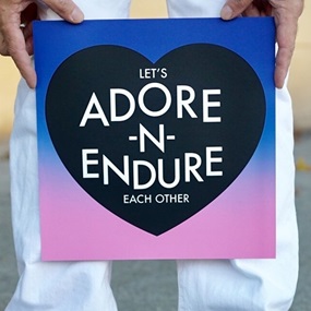 Adore And Endure (Purple Fade) by Steve Powers