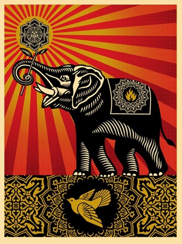 Obey Elephant (First Edition) by Shepard Fairey