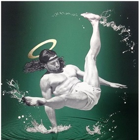 Breakdancing Jesus - On Water by Cosmo Sarson