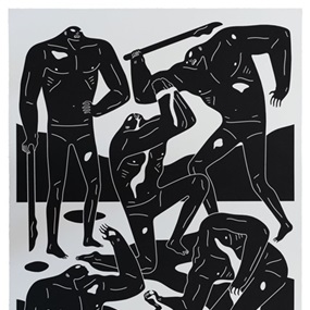 Mercenaries (White) by Cleon Peterson