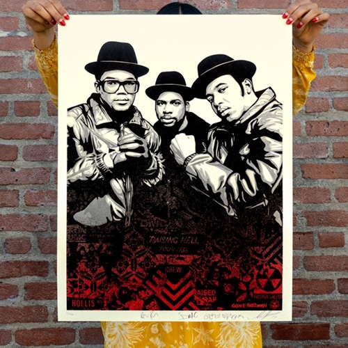 Run-DMC Raising Hell (Red) by Shepard Fairey