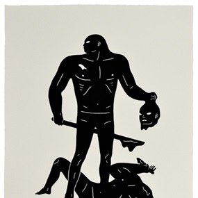 Judgment (Black & White) by Cleon Peterson