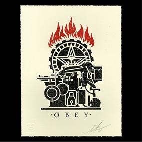 Obey Printing Press by Shepard Fairey