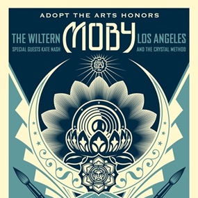 Adopt The Arts Lotus by Shepard Fairey
