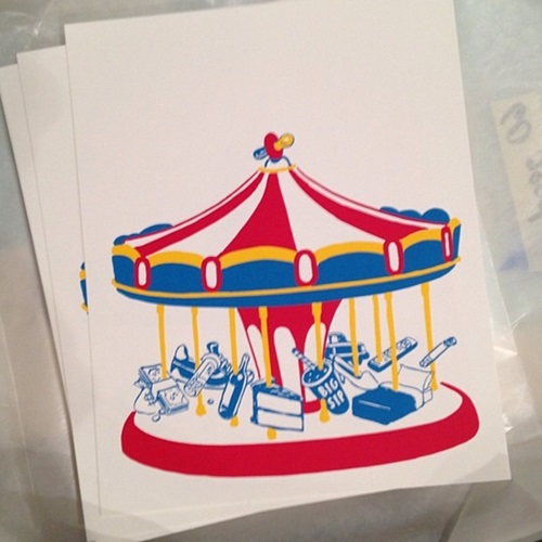 Grown Up Merry Go Round  by Steve Powers