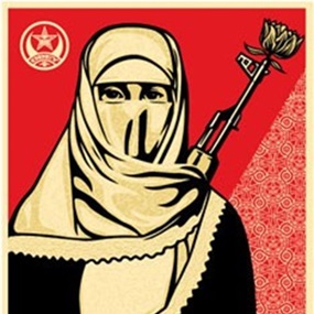 Muslim Woman by Shepard Fairey