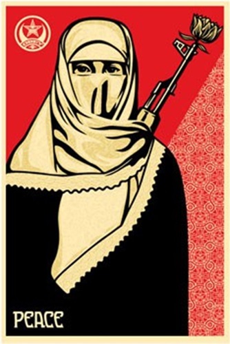 Muslim Woman  by Shepard Fairey