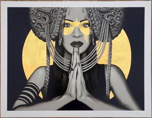 Sun Goddess II (Gold Leaf) by Fin DAC | Kevin Ledo