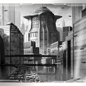Metropolis (Mono Foil) by Pablo Olivera