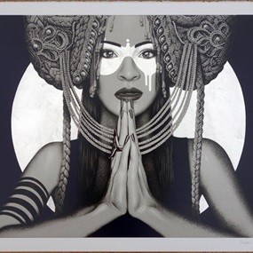 Sun Goddess II (White Gold Leaf) by Fin DAC | Kevin Ledo