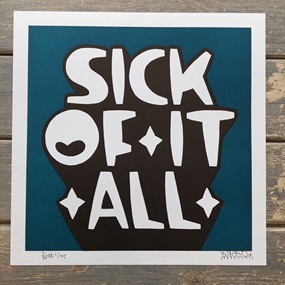 Sick Of It All (Teal) by Kid Acne