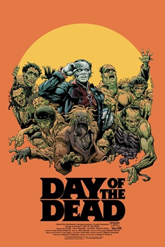 Day Of The Dead (Orange) by Will Robson
