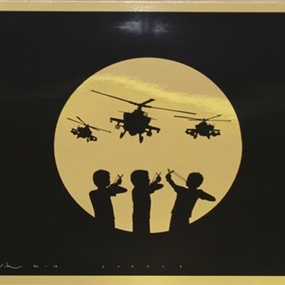 David And Goliath (Gold Metallic) by Otto Schade