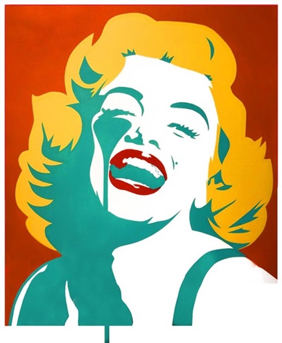Screaming Marilyn (Green Goddess) by Pure Evil