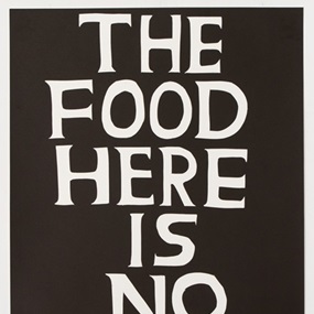 The Food Here Is No Good by David Shrigley