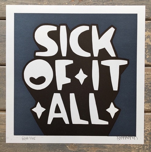 Sick Of It All (Grey) by Kid Acne