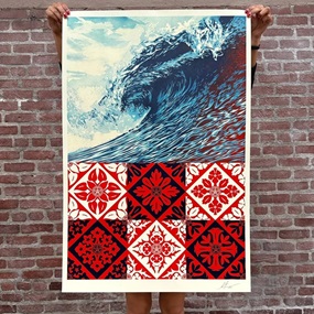 Wave Of Distress (Offset) by Shepard Fairey